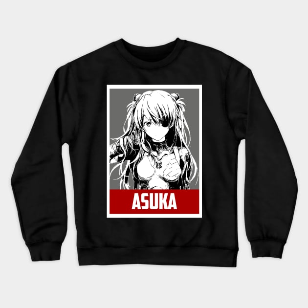 Asuka Langley Crewneck Sweatshirt by Retrostyle